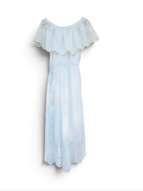 Ana & Rose White Eyelet Maxi Dress – Size SP